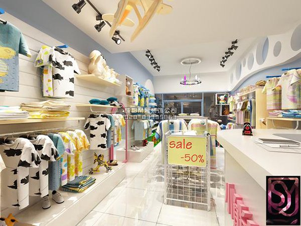 成都40平童裝店鋪如何裝修設(shè)計？